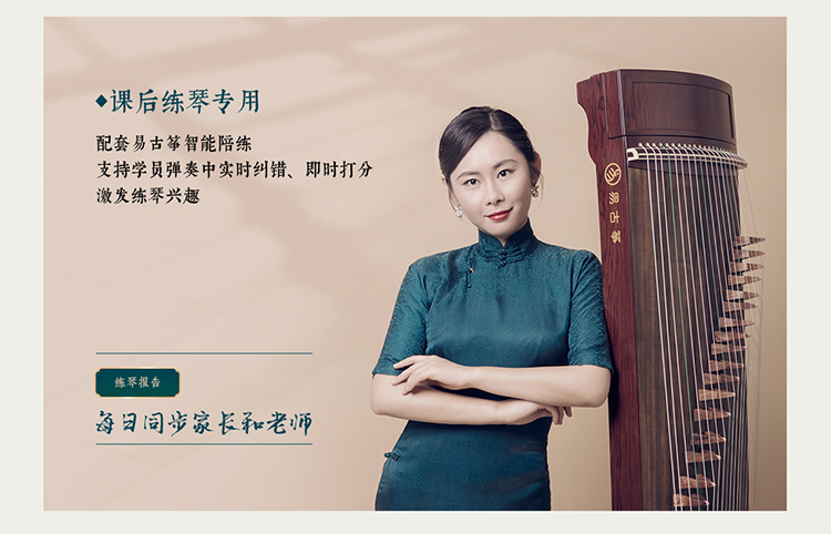 易古筝品牌筝课后练琴专用